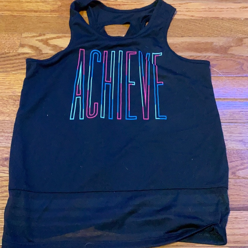 black tank top